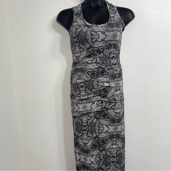 Nicole Miller Snake Print Racerback Maxi Dress - Picture 5 of 7